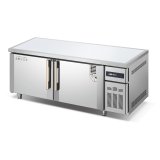 Workbench Cooler Undercounter Freezer Kitchen Refrigerated Equipment Glass Door Work Table Chiller