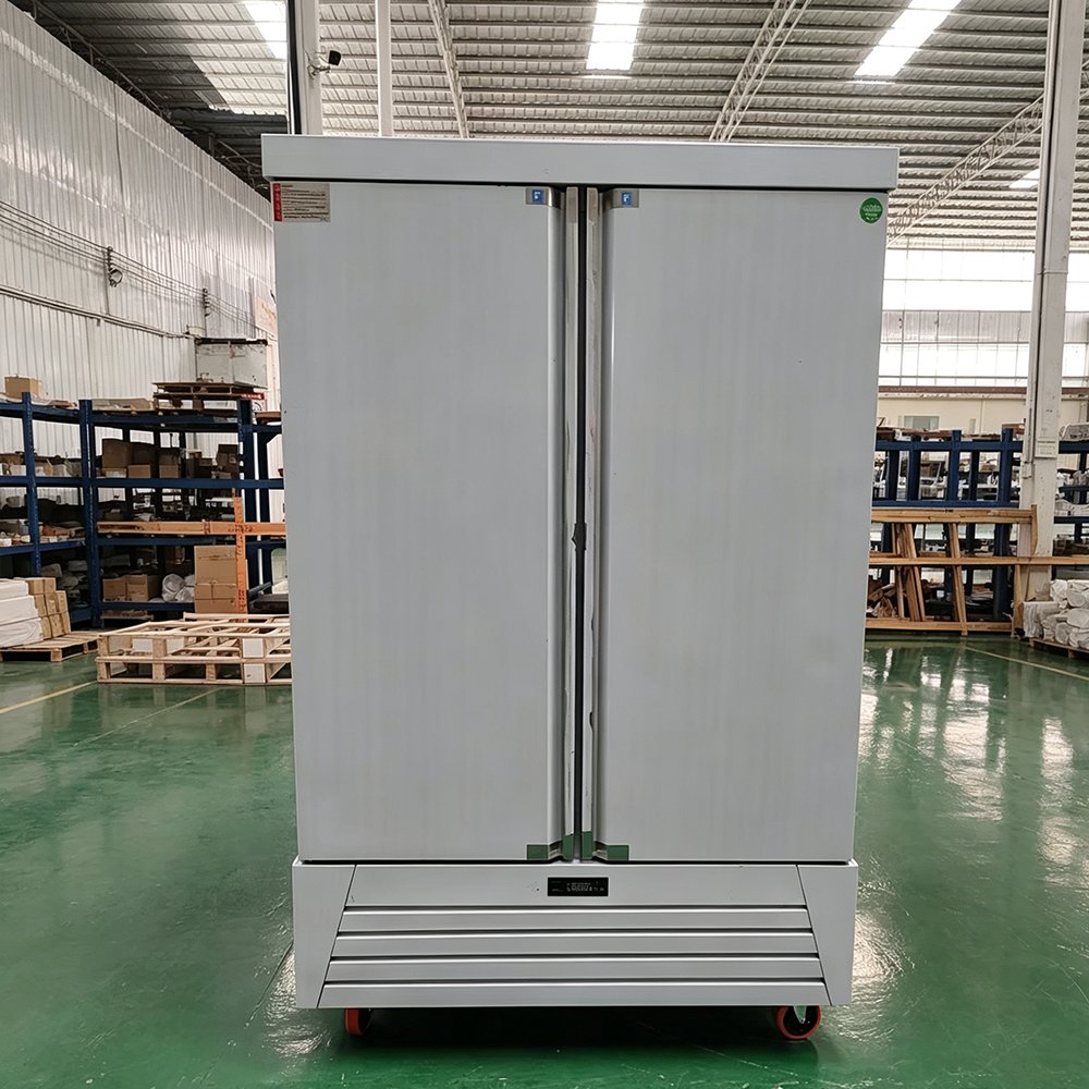 Single Door Stainless Steel Commercial Upright Refrigerator for Restaurant Kitchen