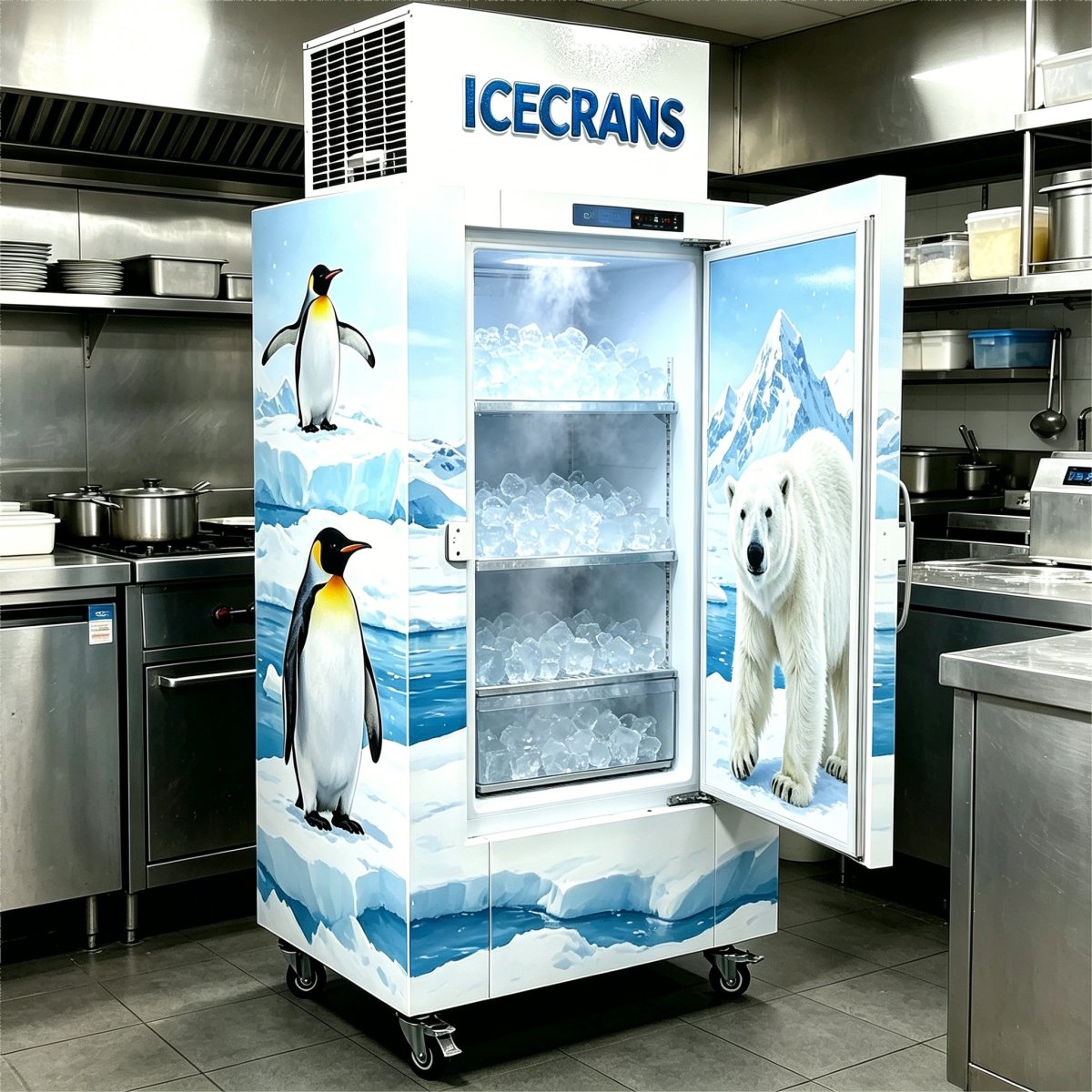 G-Thick Insulation Ice Storage Machine Keep Ice No Melting