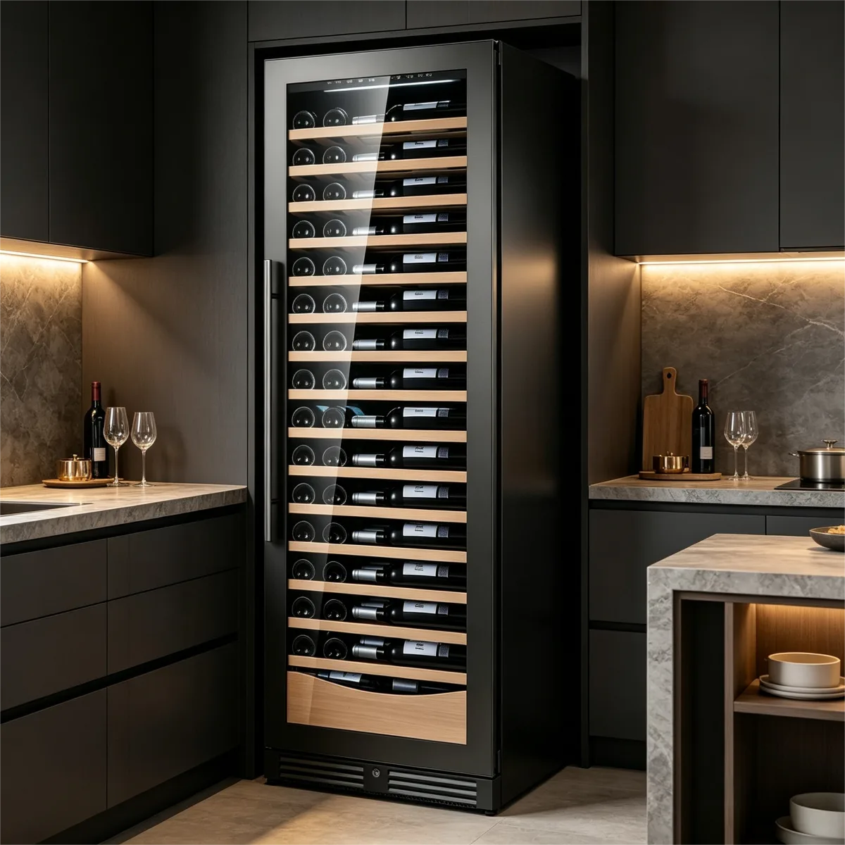 G-Bottom Ventilation JC-318A Wine Display Refrigerator