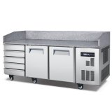 Hot Sale Freezer Fridge Stainless Steel Drawer Workbench Chiller Commercial Deep Freezer Customized Counter Top Refrigerator