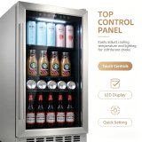 C-Small Capacity 85L Beer Refrigerator Glass Door Drinks Display Cabinet
