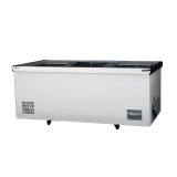 Top Open Lid Chest Freezer Supermarket Frozen Food Meat Island Refrigerator Glass Door Freezer Deep Fridge Freezer