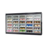 Self-closing Hinged Doors Beverage Display Fridge Auto Defrost Commercial Drink Refrigerator for Dairy Display
