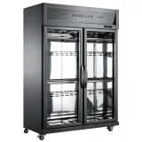 L- Double Glass Door Air Drying Showcase for Roast Duck Shop