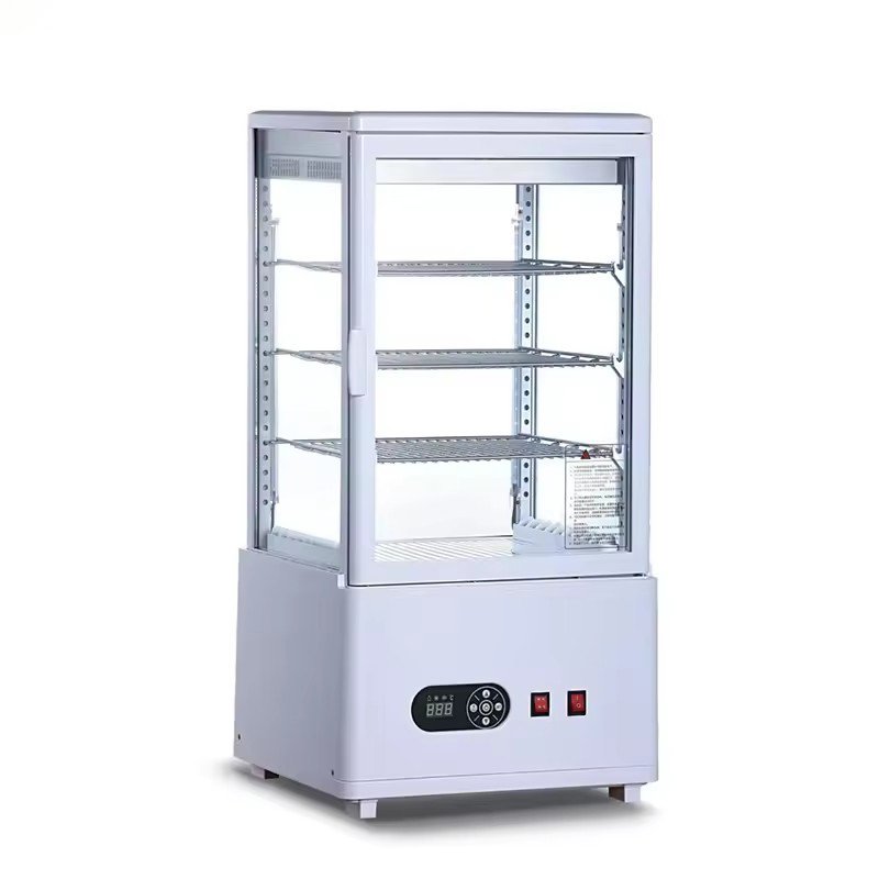 High-Visibility Glass Door Vertical Refrigerated Display Showcase for Cake
