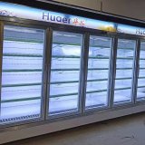Supermarket Frozen Food 3 Glass Door Industrial Upright Freezer