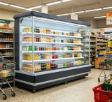 L- Stainless Steel Open Wall Air Chiller for Grocery Fresh Food Display