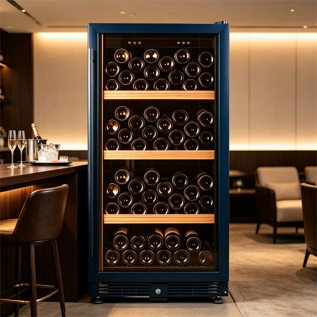 G-72 Bottles Static Cooling Wine Fridge JC-185A