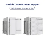 Commercial Walk-in Cold Storage Room Modular Cooler Freezer for Food Retail Restaurant Catering