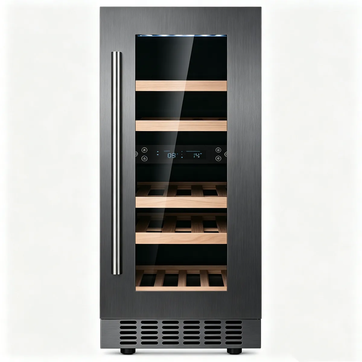 G-Dual Zone Built in Wine Cooler Holds 16 Standard Bottles