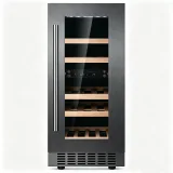 G-Dual Zone Built in Wine Cooler Holds 16 Standard Bottles