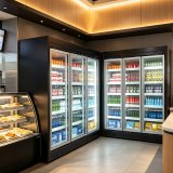 Energy Saving Frost Free Beverage Fridge Digital Thermostat Glass Door Display Chiller for Grocery Shop