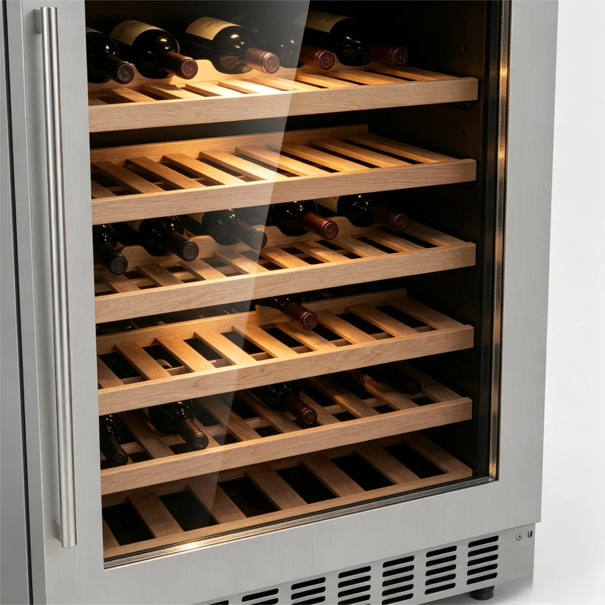 C-215L Large Vertical Built-in Wine Refrigerator Constant Temp Cooler