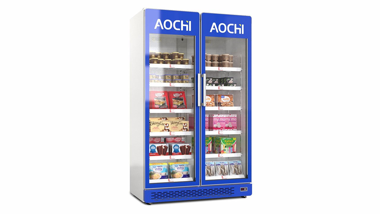 Glass door display freezer AGF-FB
