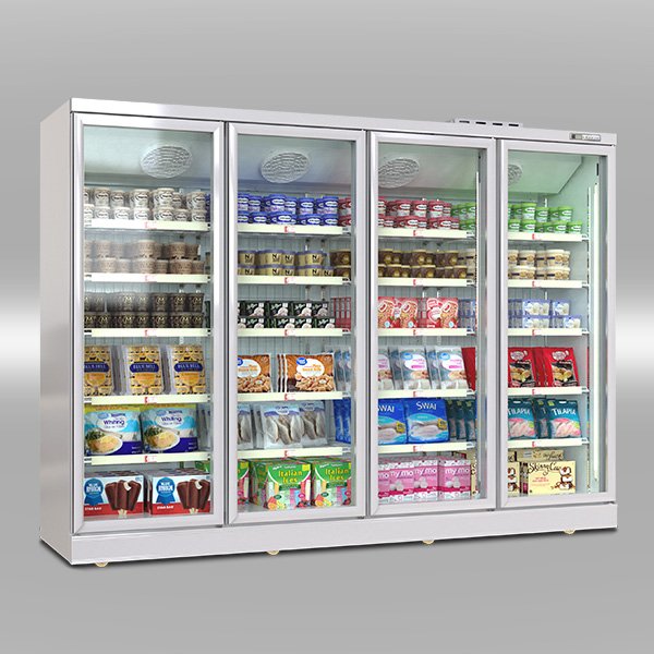 Luxury remote showcase freezer