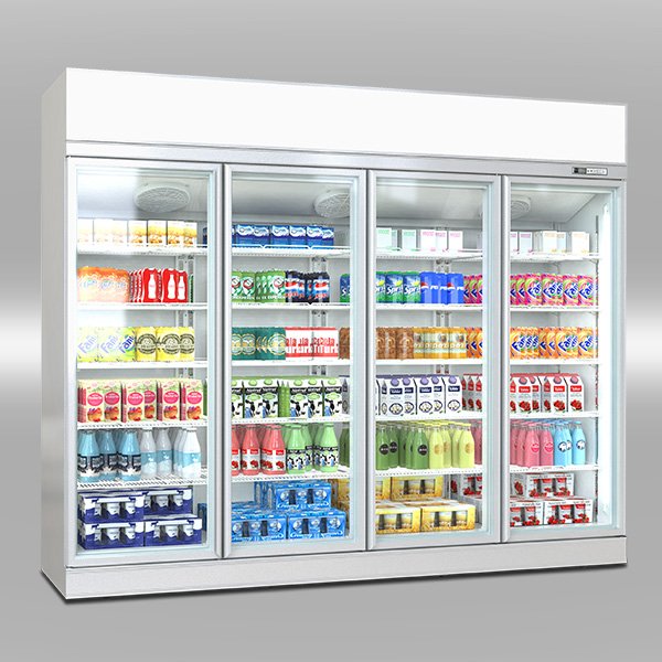 Luxury top mount showcase cooler
