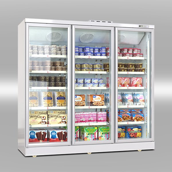Luxury remote showcase freezer